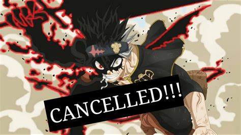 BLACK CLOVER SEASON 4 CONFIRMED 2021 NOT CANCELLED black clover anime after being rumored to be cancelled might continue with SPADE ARCSGSAMI BlackClover. . Black clover canceled
